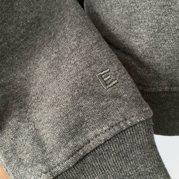 Everlane The Track Crewneck Sweatshirt Organic Cotton Dark Gray Men's Small NEW - Picture 4 of 11